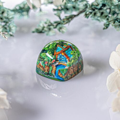 jelly key timber haven custom keycaps 278