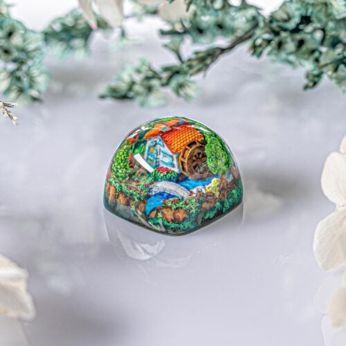 jelly key timber haven custom keycaps 279