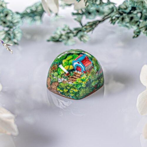 jelly key timber haven custom keycaps 280