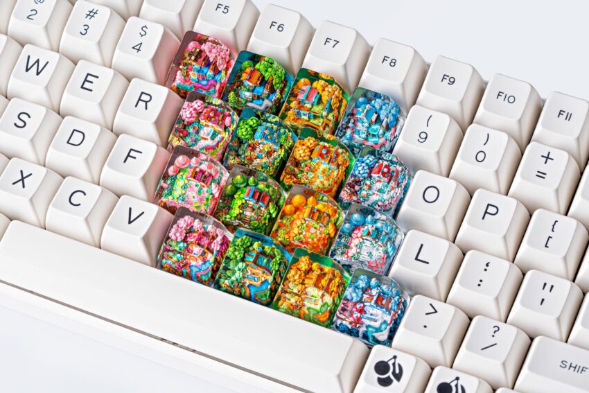 jelly key timber haven custom keycaps 297