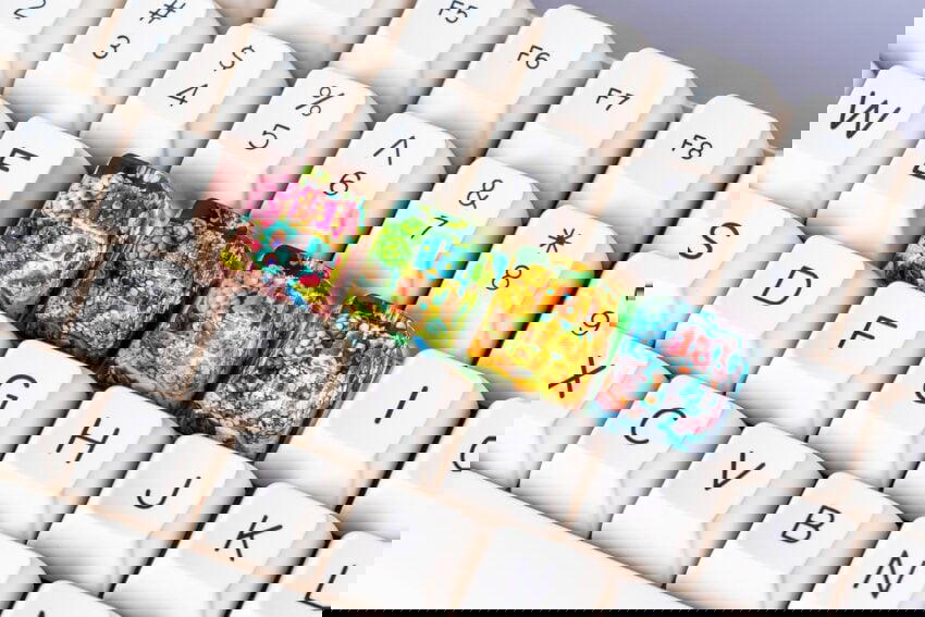 jelly key timber haven custom keycaps 299