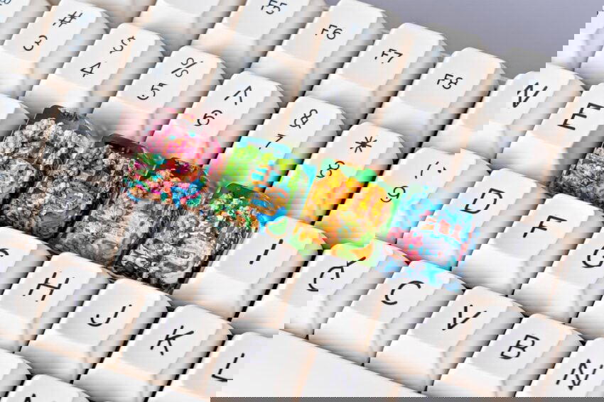 jelly key timber haven custom keycaps 301