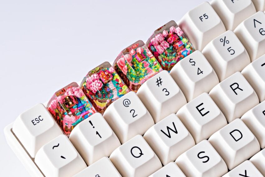 jelly key timber haven custom keycaps 302