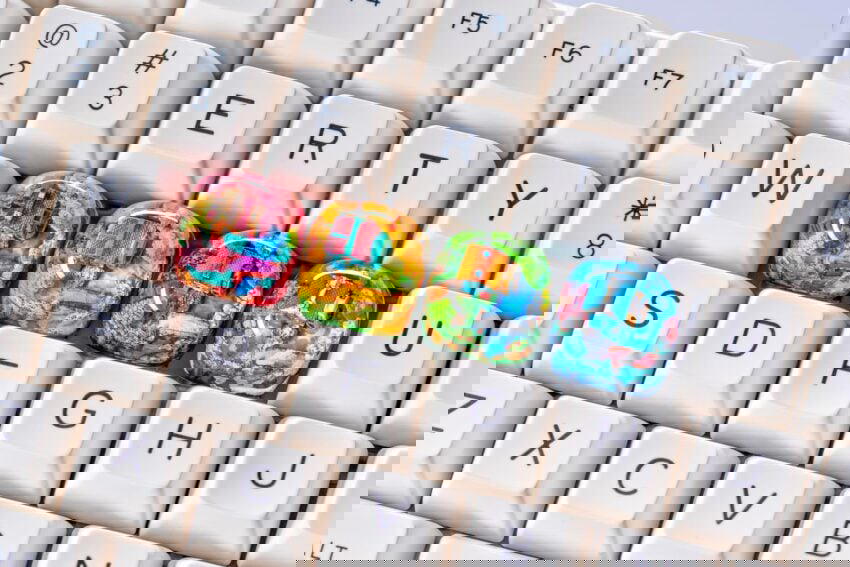 jelly key timber haven custom keycaps 307