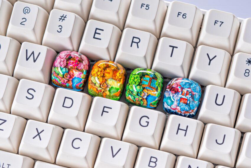 jelly key timber haven custom keycaps 308