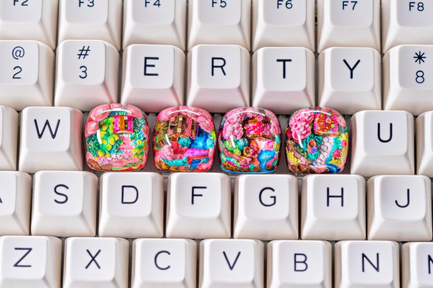 jelly key timber haven custom keycaps 310