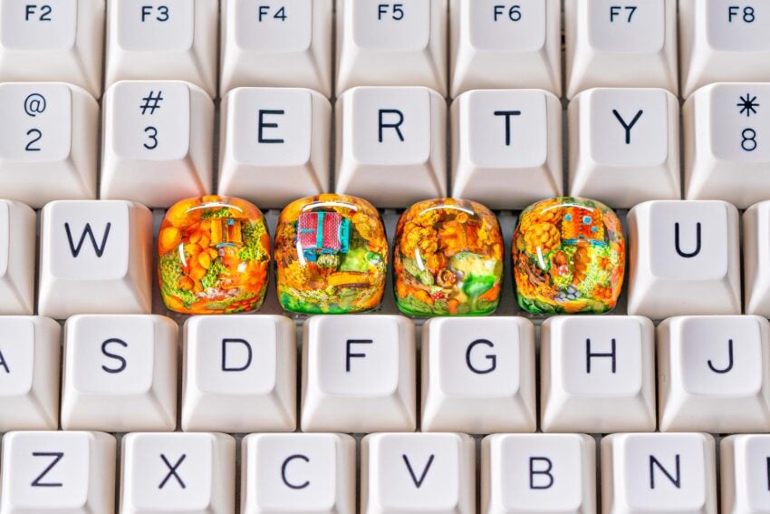 jelly key timber haven custom keycaps 311