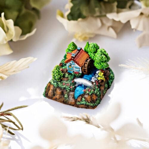 jelly key timber haven custom keycaps 6533