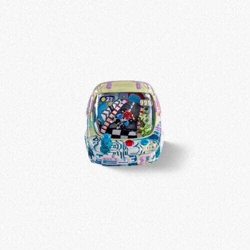 jelly key retrotv arcade cabinet custom keycaps 0193