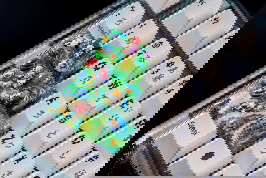 jellykey crystal veil astro custom keycaps 0001013