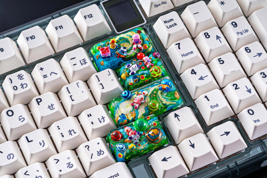 jellykey crystal veil astro custom keycaps 0001018