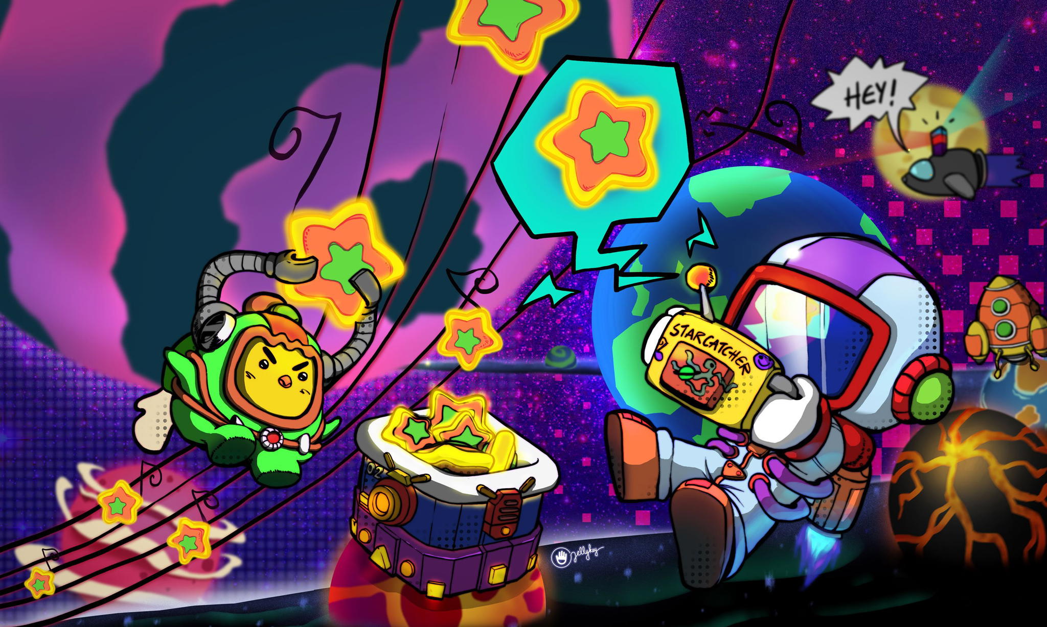 jellykey crystal veil astro custom keycaps 0001020