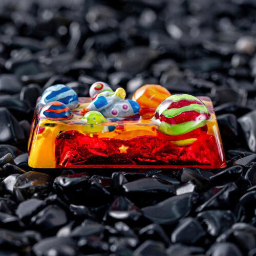 jellykey crystal veil astro custom keycaps 102