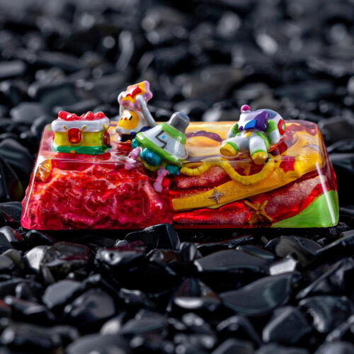 jellykey crystal veil astro custom keycaps 103