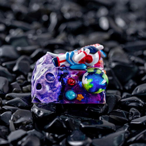 jellykey crystal veil astro custom keycaps 200