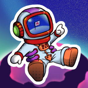 crystal veil series space odyssey artisan keycaps