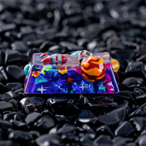 jellykey crystal veil astro custom keycaps 201