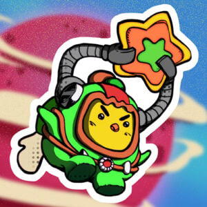 crystal veil series space odyssey artisan keycaps