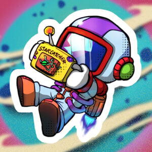 crystal veil series space odyssey artisan keycaps