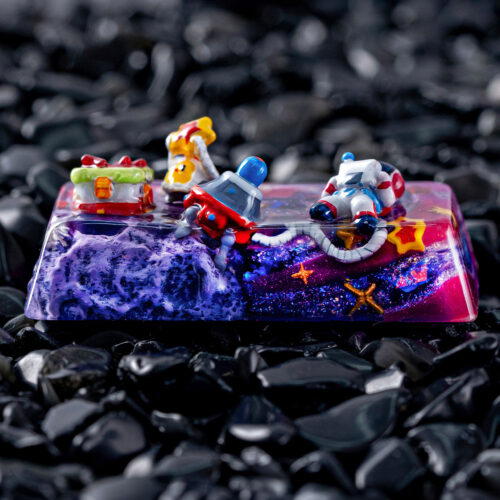 jellykey crystal veil astro custom keycaps 203