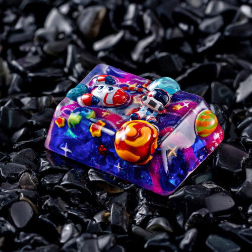 jellykey crystal veil astro custom keycaps 221