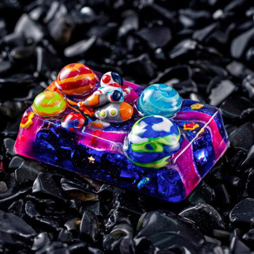 jellykey crystal veil astro custom keycaps 222