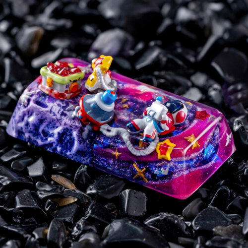 jellykey crystal veil astro custom keycaps 223