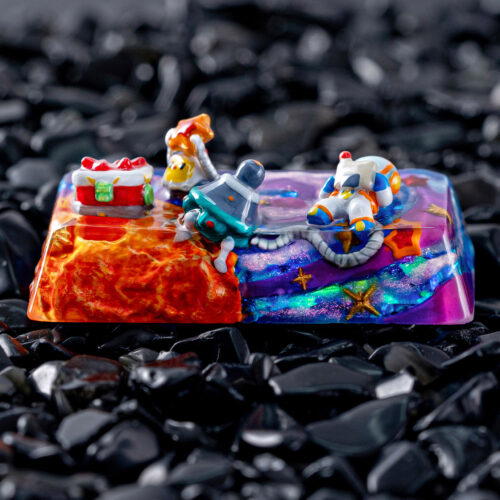 jellykey crystal veil astro custom keycaps 303