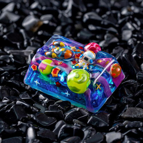 jellykey crystal veil astro custom keycaps 321