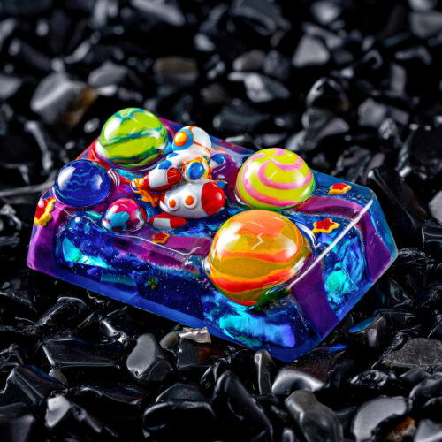 jellykey crystal veil astro custom keycaps 322