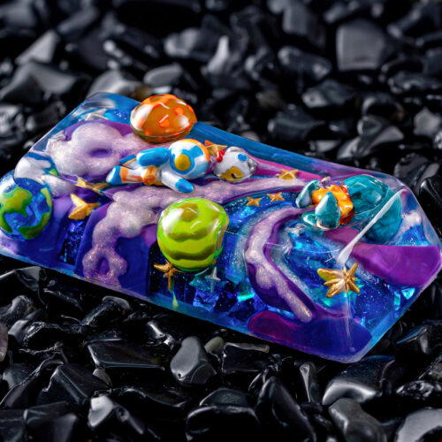 jellykey crystal veil astro custom keycaps 324