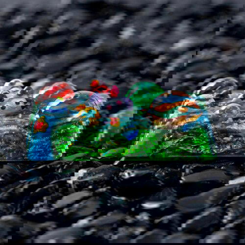 jellykey crystal veil astro custom keycaps 402