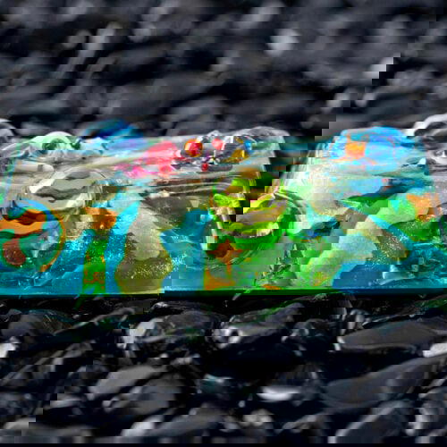 jellykey crystal veil astro custom keycaps 404