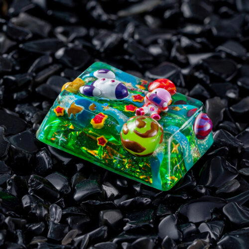 jellykey crystal veil astro custom keycaps 421