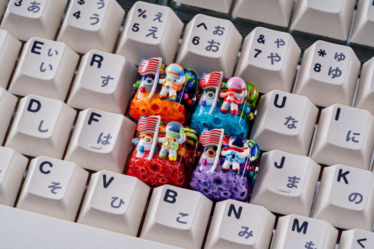 jellykey crystal veil astro custom keycaps 514