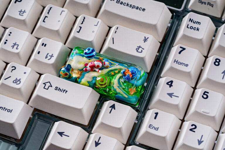 jellykey crystal veil astro custom keycaps 517