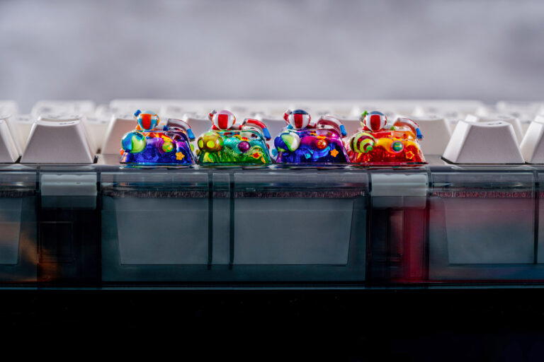 jellykey crystal veil astro custom keycaps 519