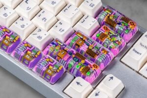 jellykey 8bit series 5 custom keycaps 079