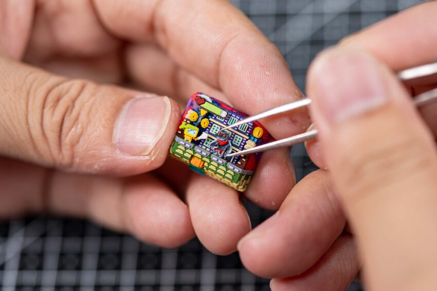 jellykey 8bitv series custom keycaps 0781