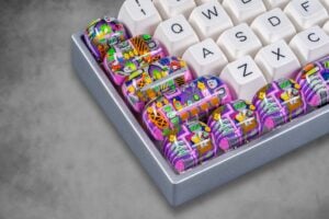 jellykey 8bitv series custom keycaps 0818