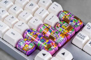 jellykey 8bitv series custom keycaps 0820