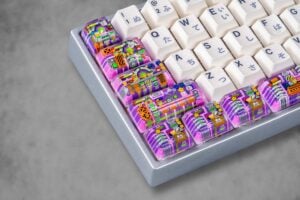 jellykey 8bitv series custom keycaps 0824