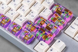 jellykey 8bitv series custom keycaps 0826