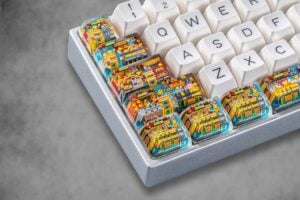 jellykey 8bitv series custom keycaps 0831