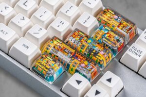jellykey 8bitv series custom keycaps 0833