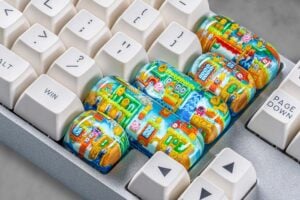 jellykey 8bitv series custom keycaps 0840