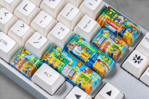 jellykey 8bitv series custom keycaps 0843