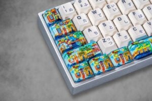 jellykey 8bitv series custom keycaps 0844