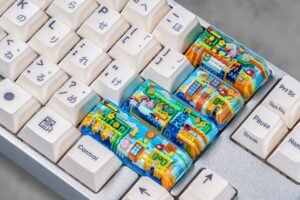 jellykey 8bitv series custom keycaps 0846