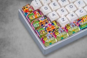 jellykey 8bitv series custom keycaps 0847